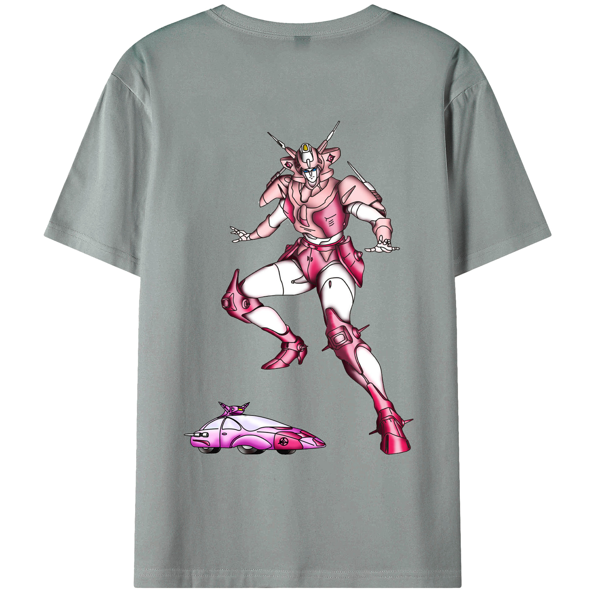 （画像用）  綿100％ メンズ半袖Tシャツ（バックプリント） 通気性